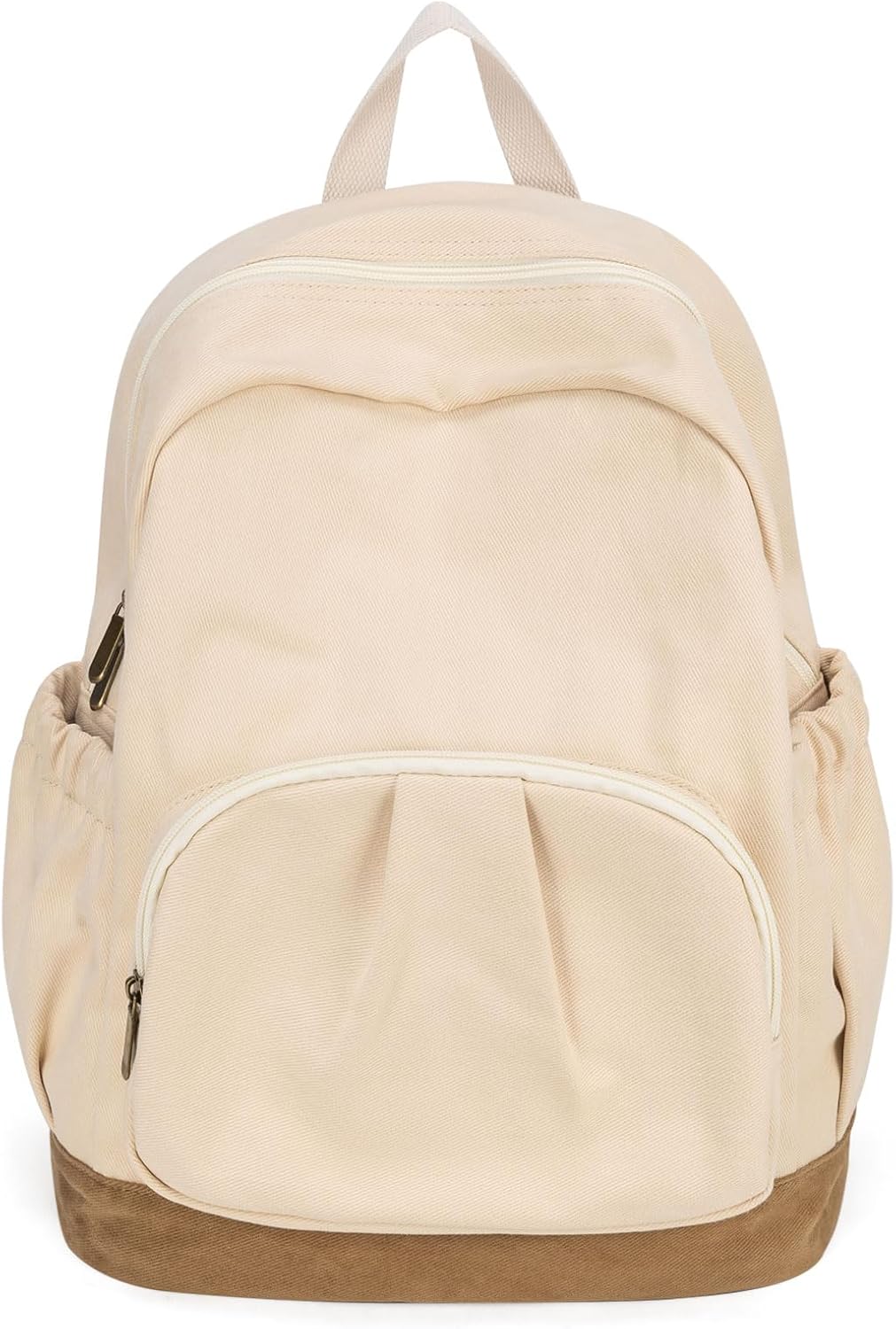 Canvas Backpack for Women Men Lightweight Bookbag for College Aesthetic Backpack for Travel Casual Daypack