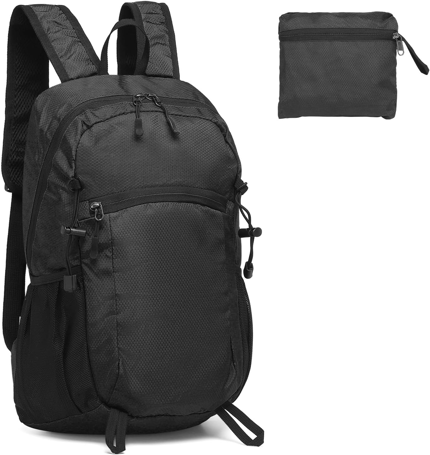 Hiking Daypack Packable, Camping Backpack Water Resistant Lightweight Polyester for Men Women Travel Outdoor